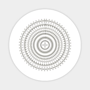 Mandala rircular espiritual Magnet